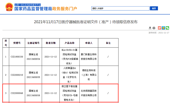 国内首款单核苷酸位点微卫星不稳定（MSI）基因检测试剂盒获批上市_k8凯发基因